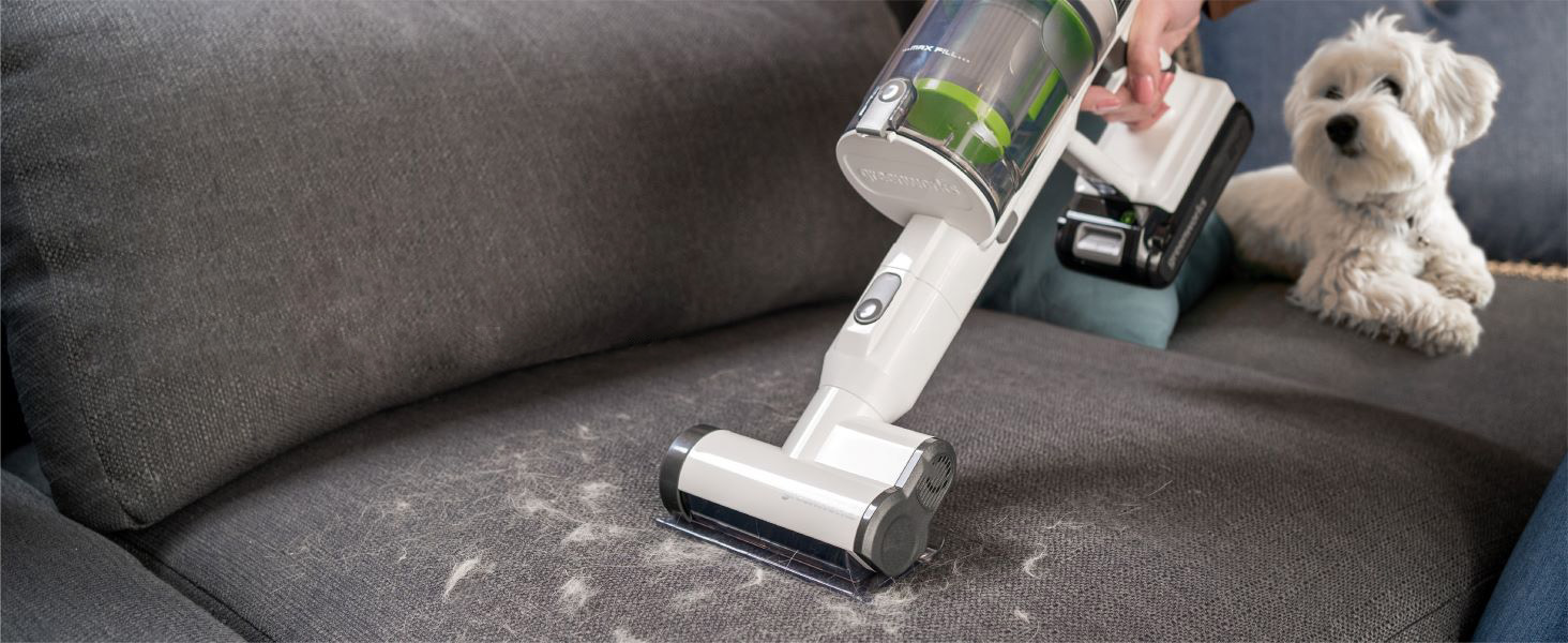 Акумуляторний пилосос Greenworks GD24SV 5-в-1 без акумулятора та зарядного пристрою, 500W, Hepa-фільтр, насадка для шерсті тварин, 3 режими потужності, 45 хвилин роботи