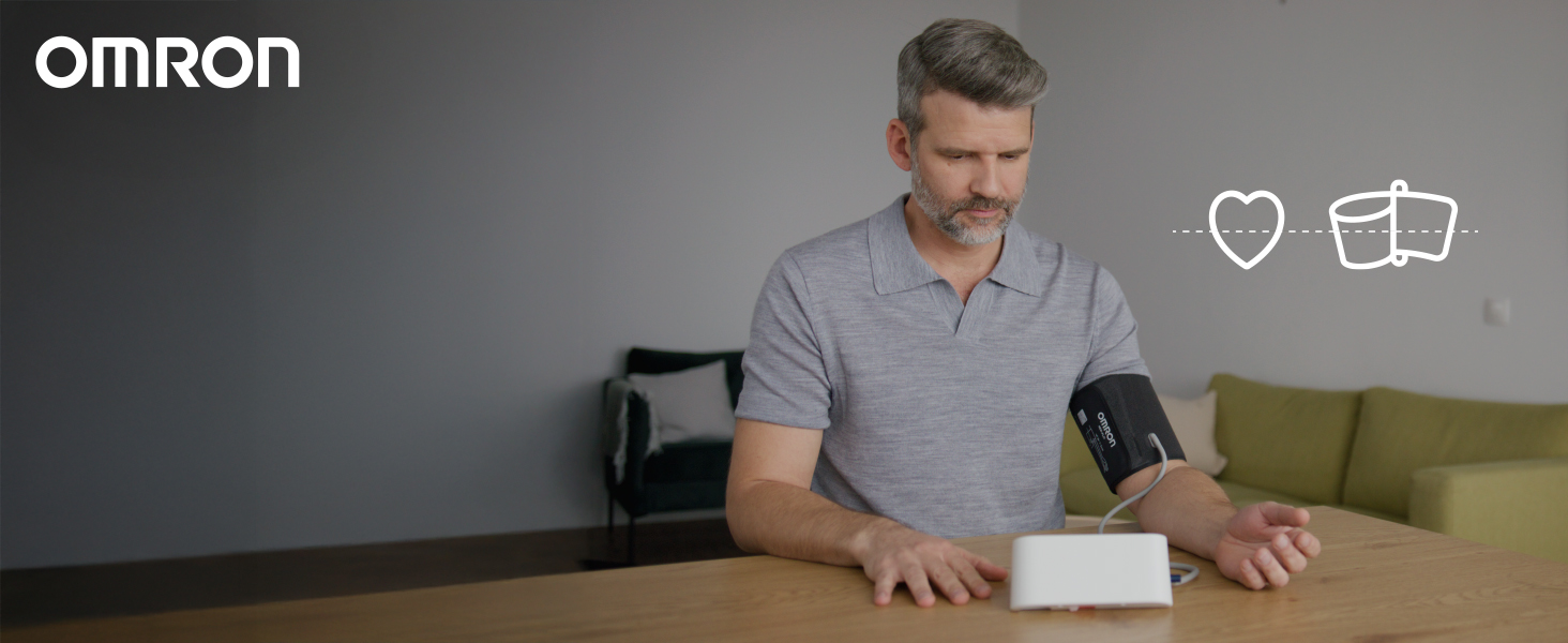 Тонометр OMRON X3 Comfort AFib: цифровий тонометр на плечі з визначенням передсердного фібрилювання, клінічно перевірений, підходить для діабетиків та вагітних, 22-42 см