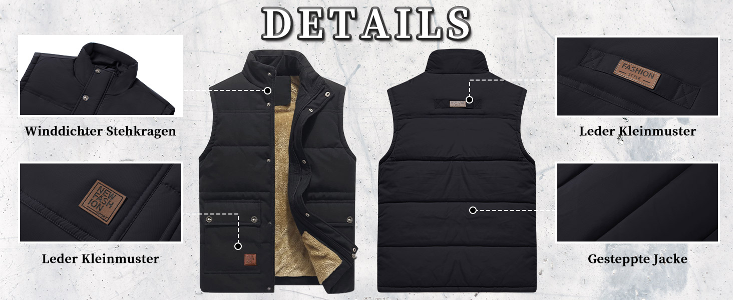 Тепла чоловіча жилетка KEFITEVD на осінь/зиму: комфорт та стиль для полювання та роботи (Хакі, розмір L)