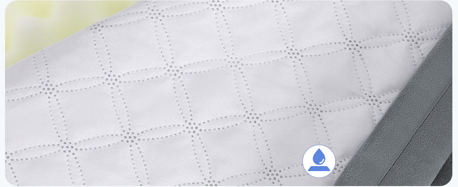 Ортопедичне ліжко для собак KSIIA, великі породи, 104x68x8 см, знімний, миється, сірий