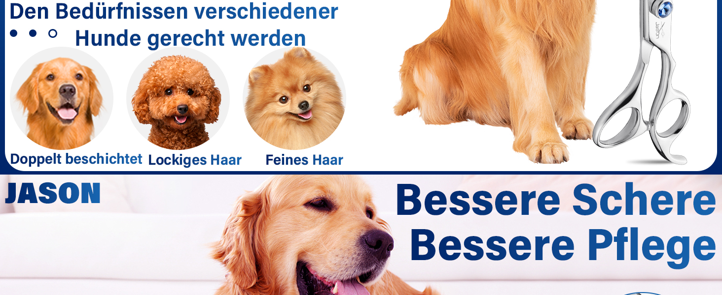 Професійна витончена ножиці для грумінгу собак JASON 7' - ножиці для розрідження шерсті, 21 зуб, з японської сталі 440C