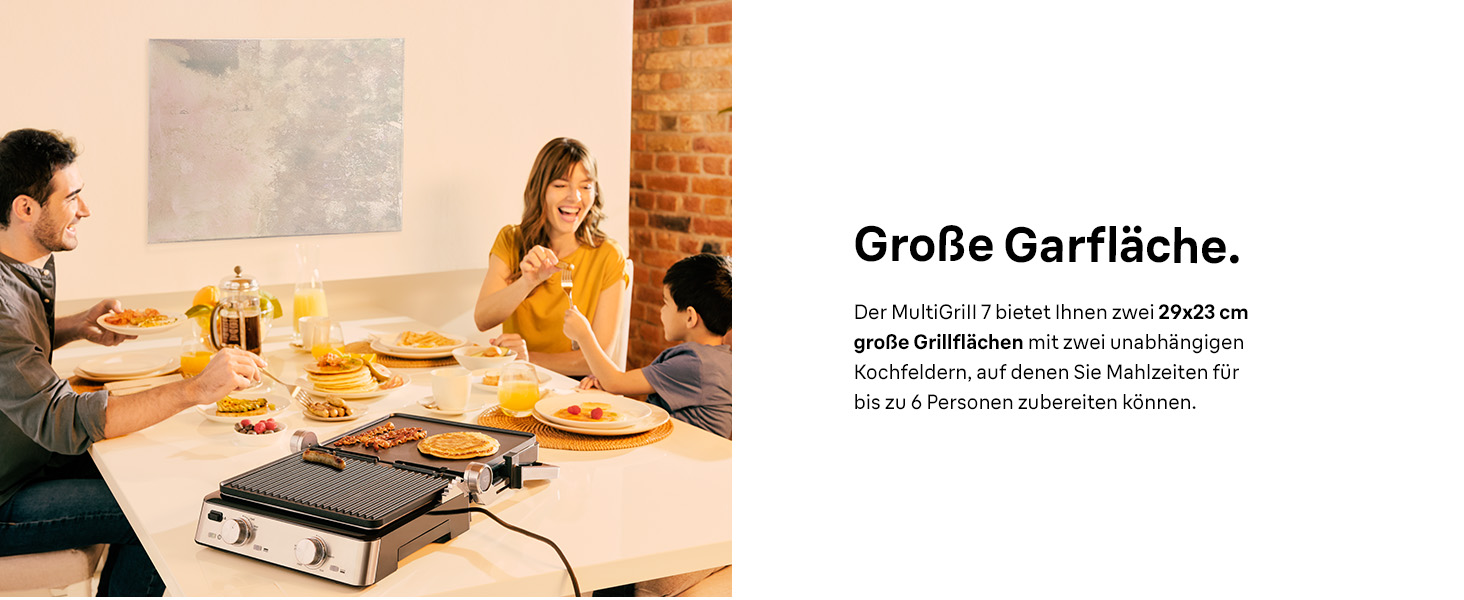 Електричний гриль Braun MultiGrill 7 CG7020: 3-в-1 (контактний гриль, BBQ, духовка), 2000W, велика поверхня (12 бургерів), регулювання температури, для дому