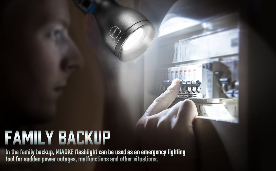Ліхтарик LED MIAOKE 250000 люмен - надпотужний, перезаряджається, 3 режими, для полювання, кемпінгу, надзвичайних ситуацій