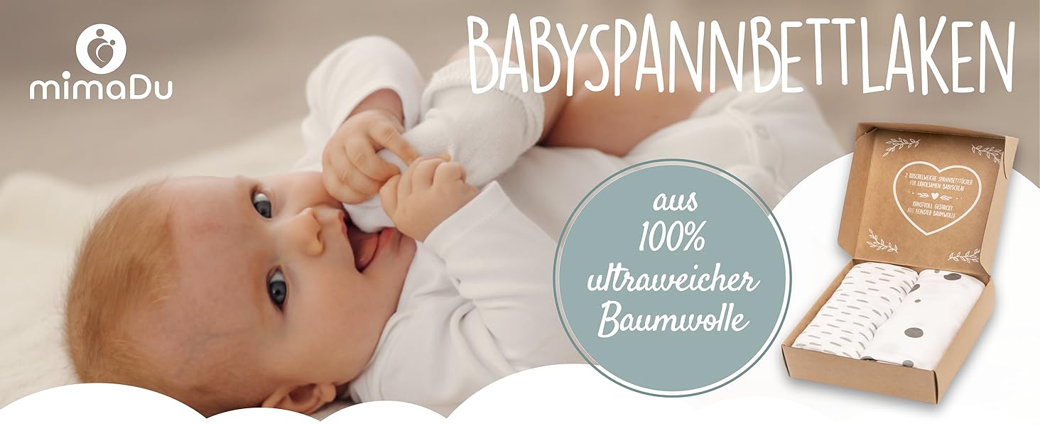 Набір постільної білизни для дитячого ліжечка з органічної бавовни GOTS (Oeko-Tex100), 100 x 135 см. Включає наволочку 40x60 см та ковдру 100x135 см. Підходить для хлопчиків та дівчаток, сірий колір.