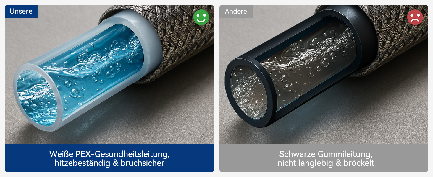 Кухонний змішувач CECIPA висувний з душем, чорний, нержавіюча сталь, 360° поворот, 2 режими струменя, для кухні