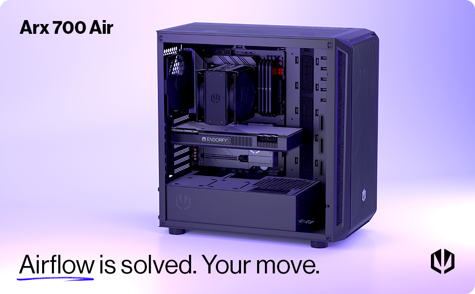 Корпус для ПК Endorfy Arx 700 Air ATX зі скляною бічною панеллю