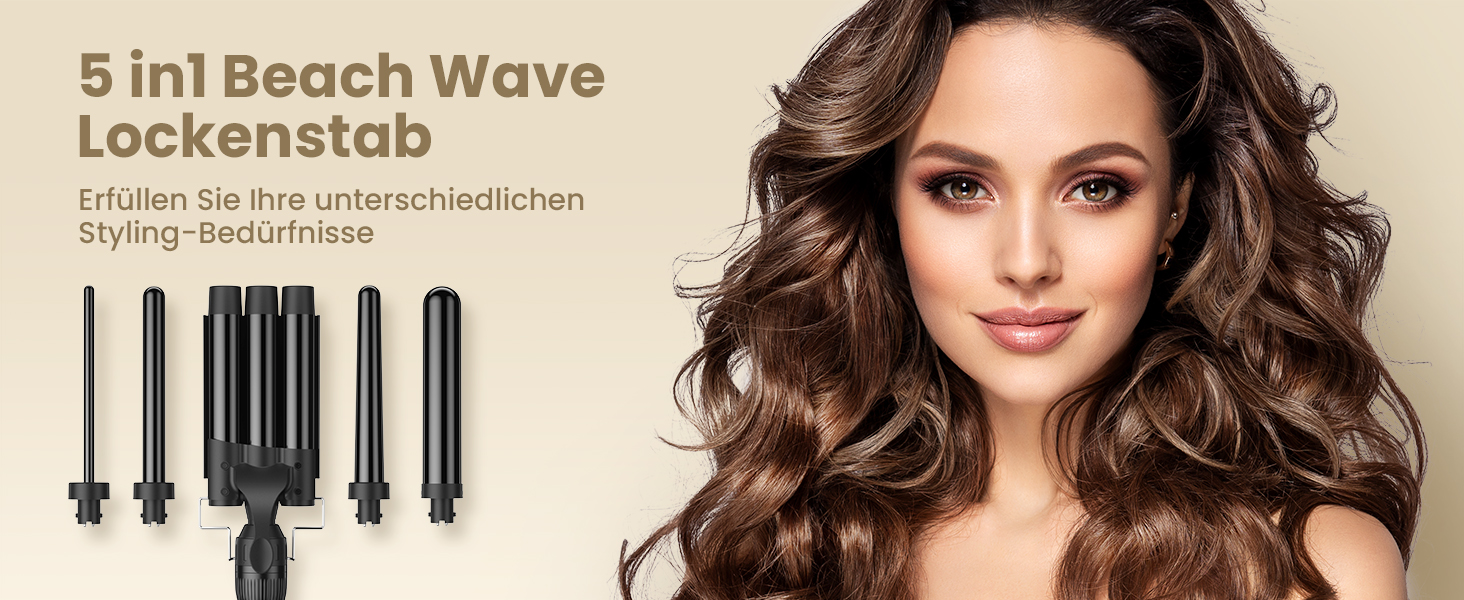 ELEHOT Локкенстаб 5 в 1: три циліндри, керамічне покриття, 10-32 мм, аксесуари, рукавички, кліпси