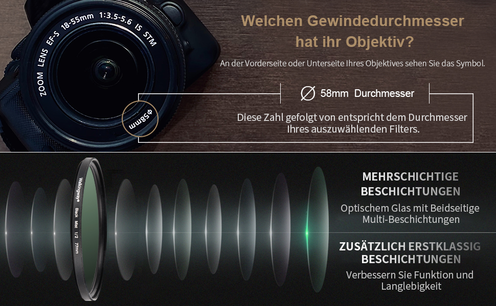 Фільтр Black Mist 1/4 39мм - м'який ефект розмиття, багатошарове покриття, оптичне скло