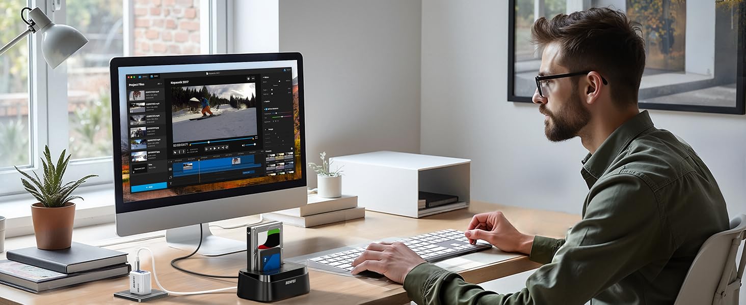 Док-станція BENFEI USB-C для HDD/SSD 2.5