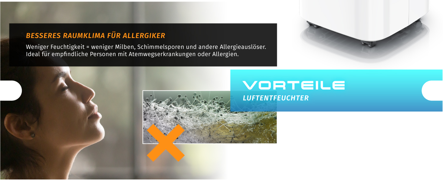 Електричний осушувач повітря Brandson 16L з компресором – 16 літрів/24 години – тихий – дисплей – для спальні, ванної, підвалу