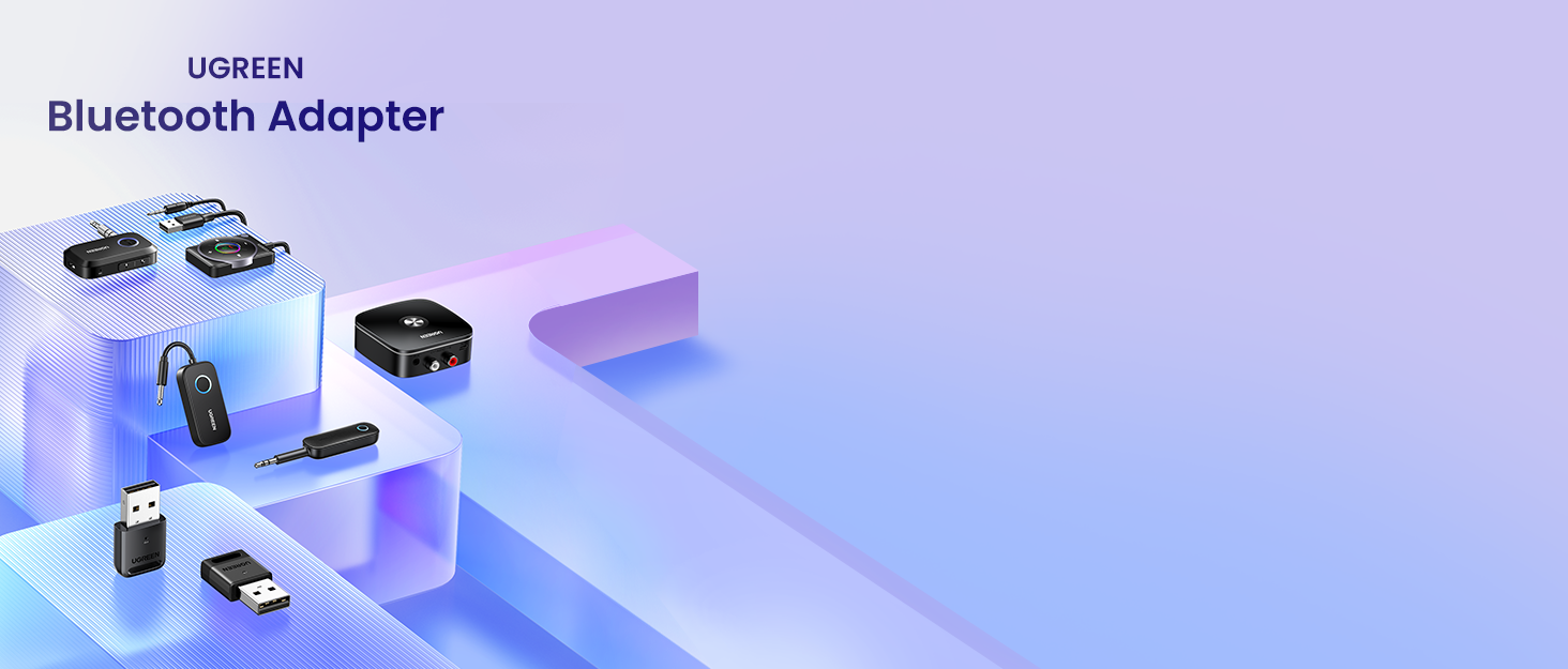 Адаптер Bluetooth 6.0 UGREEN з LDAC декодером, Hi-Res Audio, сумісний з колонками та автомагнітолами