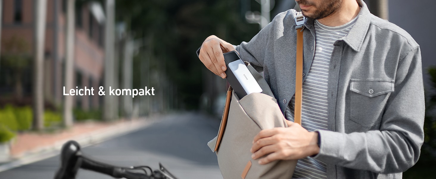 Power Bank Anker 737: 24000mAh, 140W, 3 порти, цифровий дисплей, сумісний з iPhone, Galaxy, MacBook, AirPods