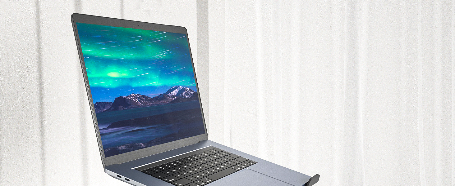 Підставка для ноутбука Soundance, регульована, сіра, для моніторів 10-17.3 дюймів