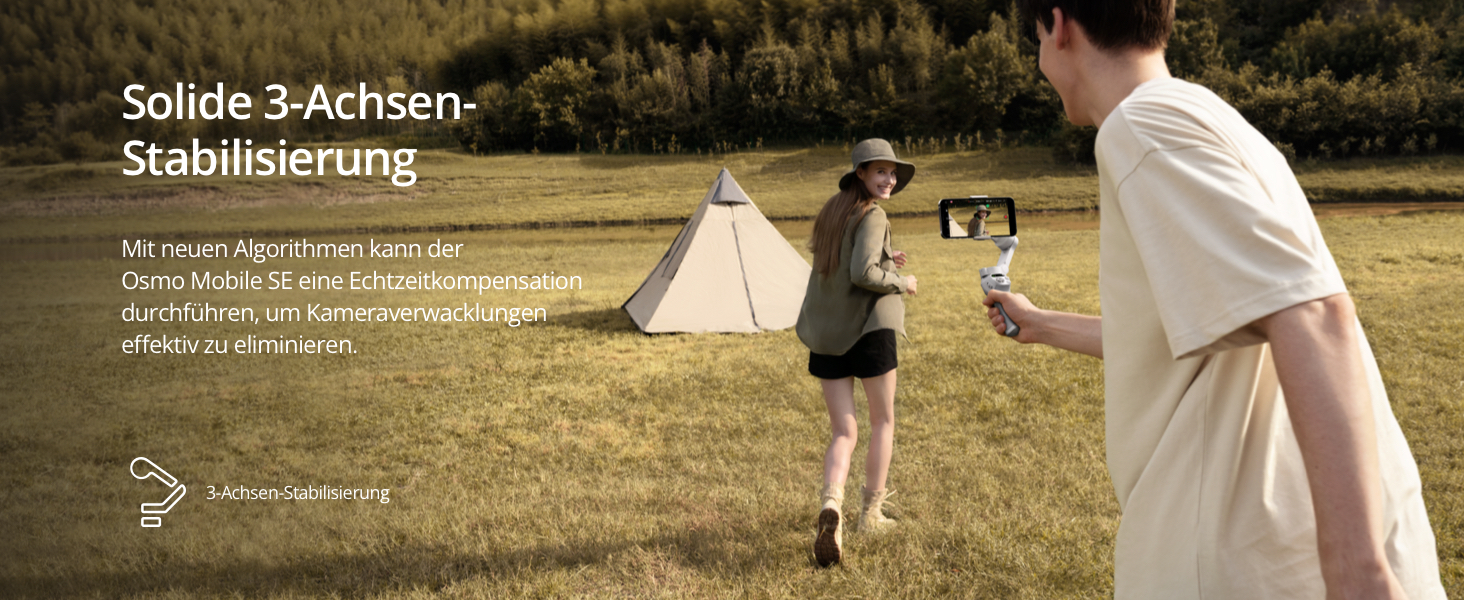 Стабілізатор DJI Osmo Mobile SE з підсвічуванням, 3-осьовий, для смартфонів, з ShotGuides та ActiveTrack 6.0, для зйомки Vlog