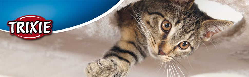 Гамак для підвішування Trixie на стіну, 54x28x33 см, білий/сірий, 1 шт.