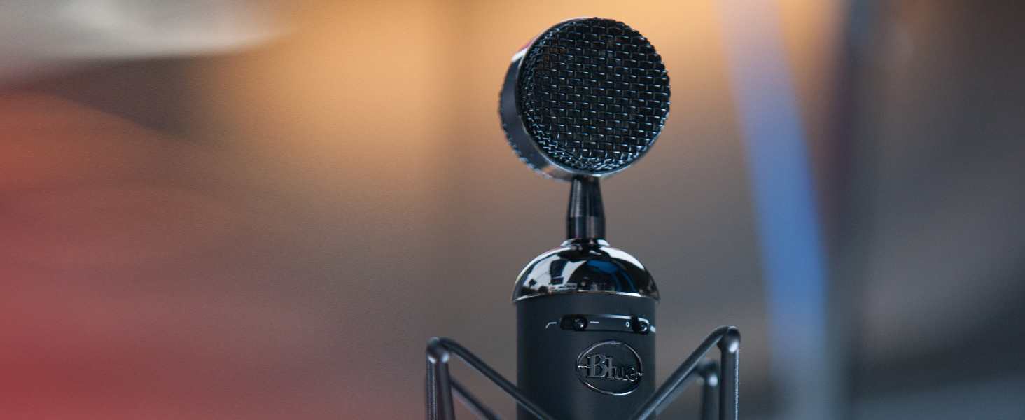 Мікрофон Blue Blackout Spark SL XLR з підставкою, конденсаторний, для запису, стрімінгу, подкастів, YouTube - чорний