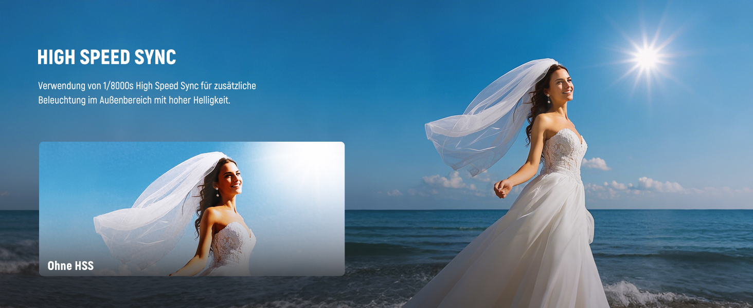 NEEWER Z2-N Flash - Світловий спалах Speedlite для Nikon, 76W, TTL/M, HSS 1/8000s, 2600mAh