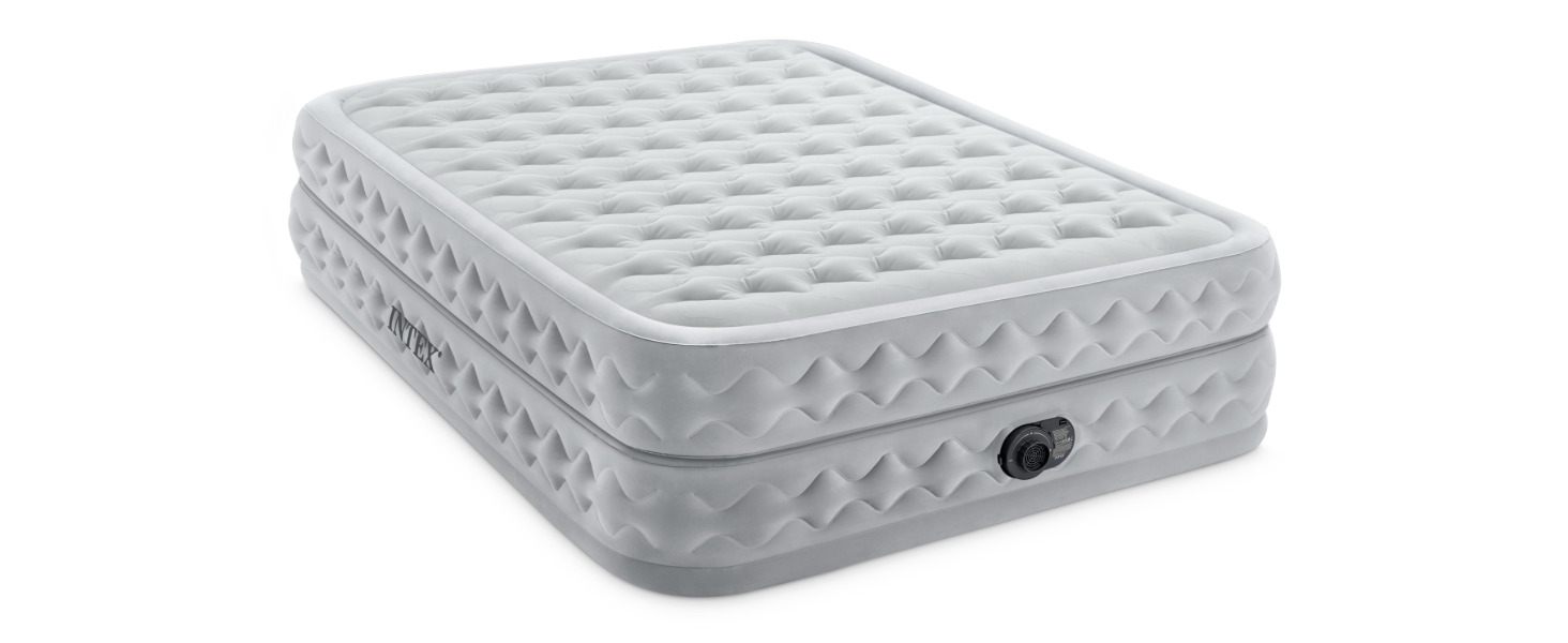 Надувний матрац Intex Twin Supreme Air-Flow з технологією Fiber-Tech, 99 x 191 x 51 см (64488ND)