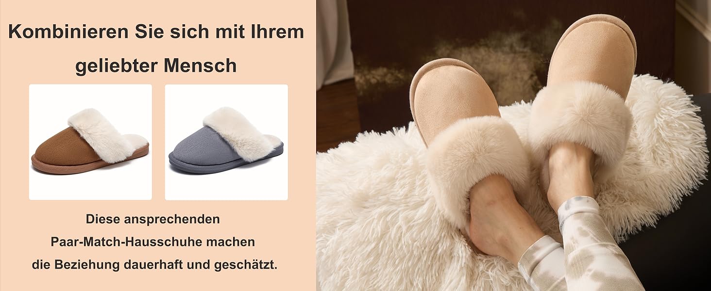 Тапочки домашні жіночі та чоловічі зимові з пам'яттю, м'які, теплі, неслизькі, зручні, плюшеві, для дому та вулиці, 38.5/40 EU, світло-коричневі