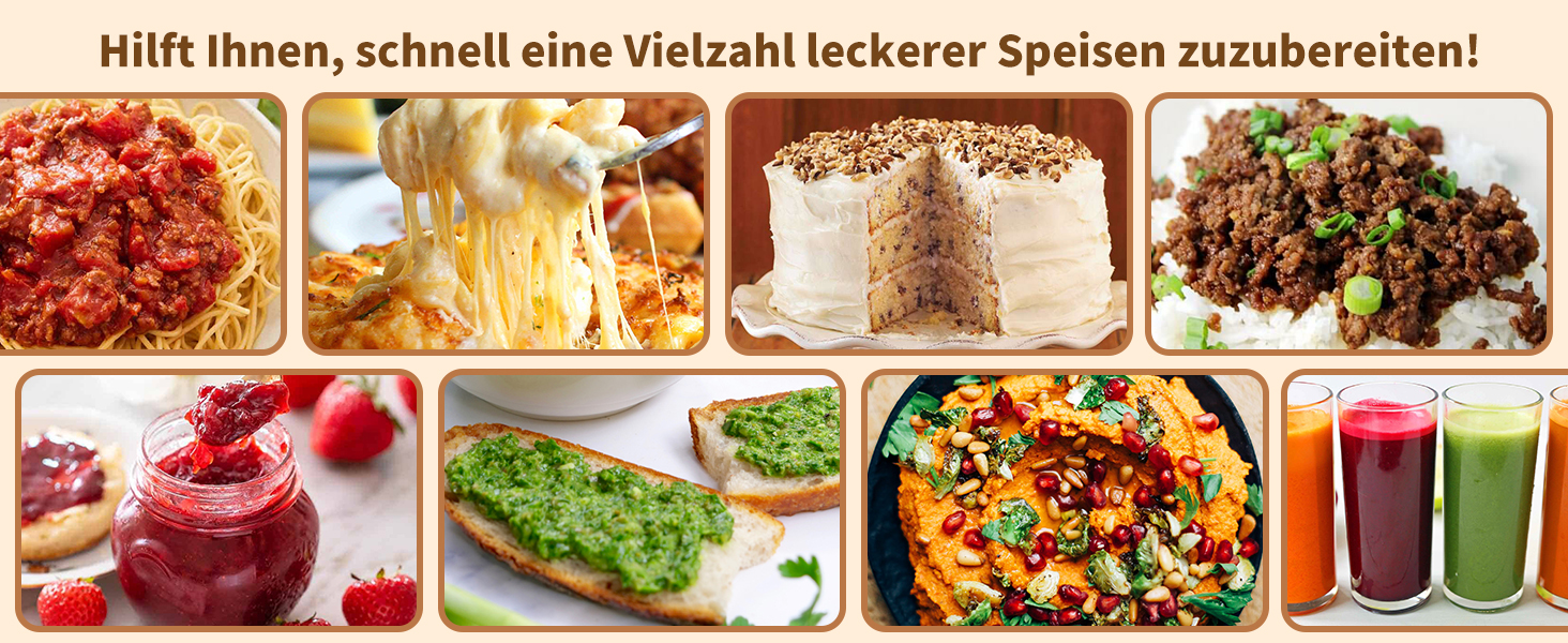 Електричний подрібнювач Aigostar Flor 500W з нержавіючою чашею 1.8L та 4-ма лезами, 2 швидкості для м'яса, овочів та горіхів