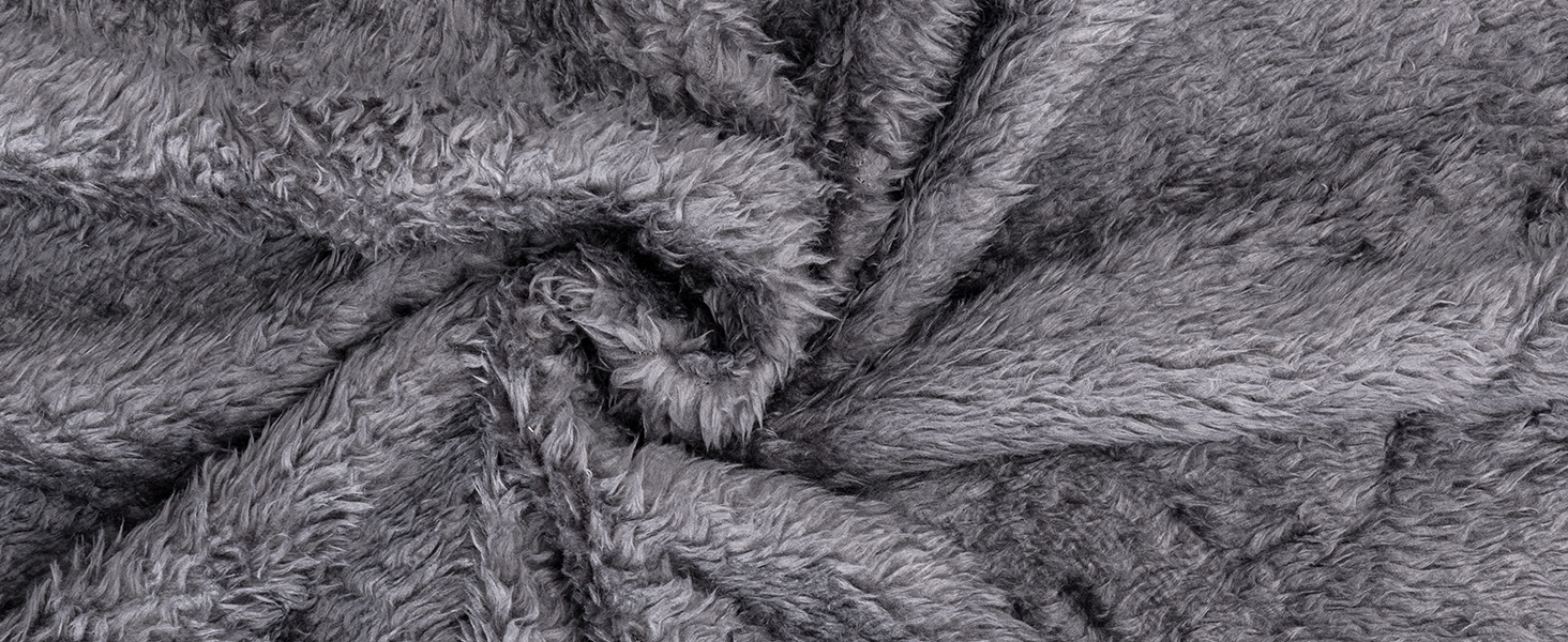 М'яка флісова підстилка для собак і котів Nobleza, 160 x 120 см, сіра