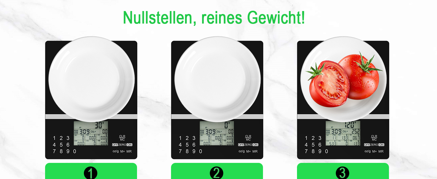 Розумна вага ACCT 5000g для харчування: з кодами продуктів, контролем порцій, для випічки та схуднення. 4 одиниці, функція тарування, батарейки