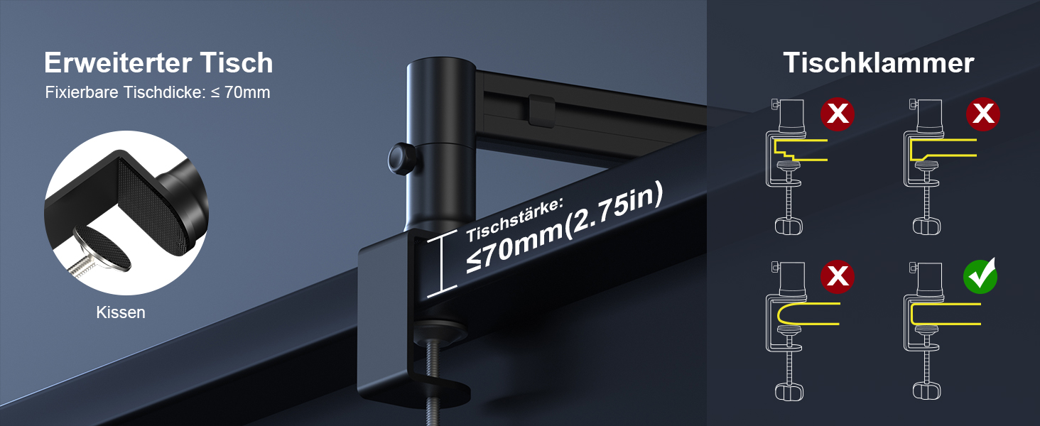 Кріплення для мікрофона Aokeo AK-58i – низькопрофільний тримач для HyperX QuadCast, Elgato Wave, Shure SM7B, Blue Yeti, Blue Snowball