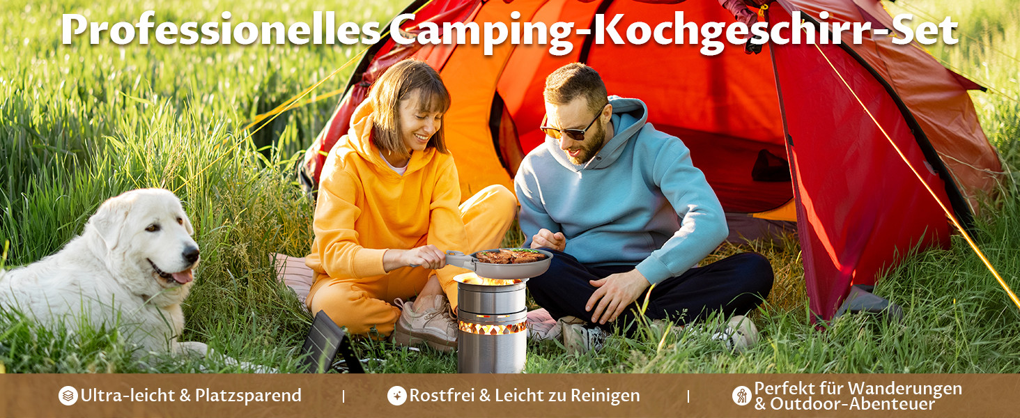 Набір каструль BEZIA 17 предметів з знімним ручками, антипригарний набір сковорідок з керамічним покриттям, набір каструль для індукційних плит, підходить для всіх типів плит, стік-набір, посуд для кемпінгу, піч-безпечний, світло-бежевий