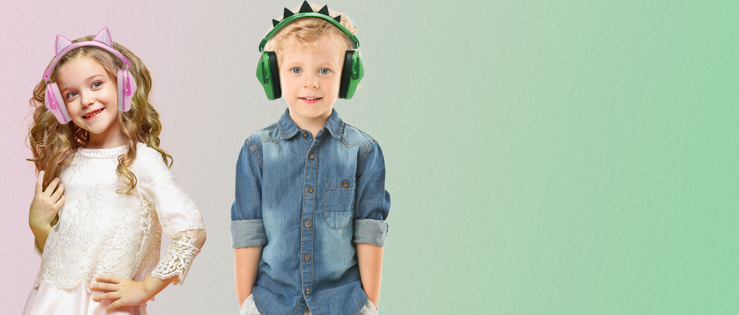 Навушники для захисту від шуму для дітей - пасивні навушники, капсулятори для школи, SNR 28dB, для аутизму, сну, навчання, гри на барабанах, рожеві