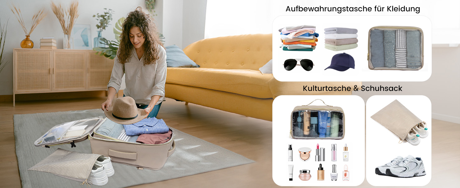 Рюкзак LOVEVOOK 40L для ручної поклажі в літак, водонепроникний, з відділенням для ноутбука 17 дюймів, для подорожей, роботи, хайкінгу, оливково-бежевий