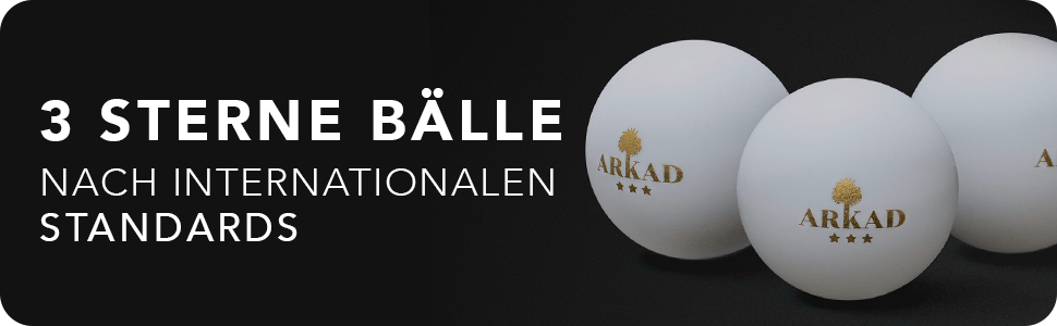 ARKAD Premium Table Tennis Set - Complete Table Tennis Racket Set with High-Quality Balls & Case - 2 Racket Performance Set