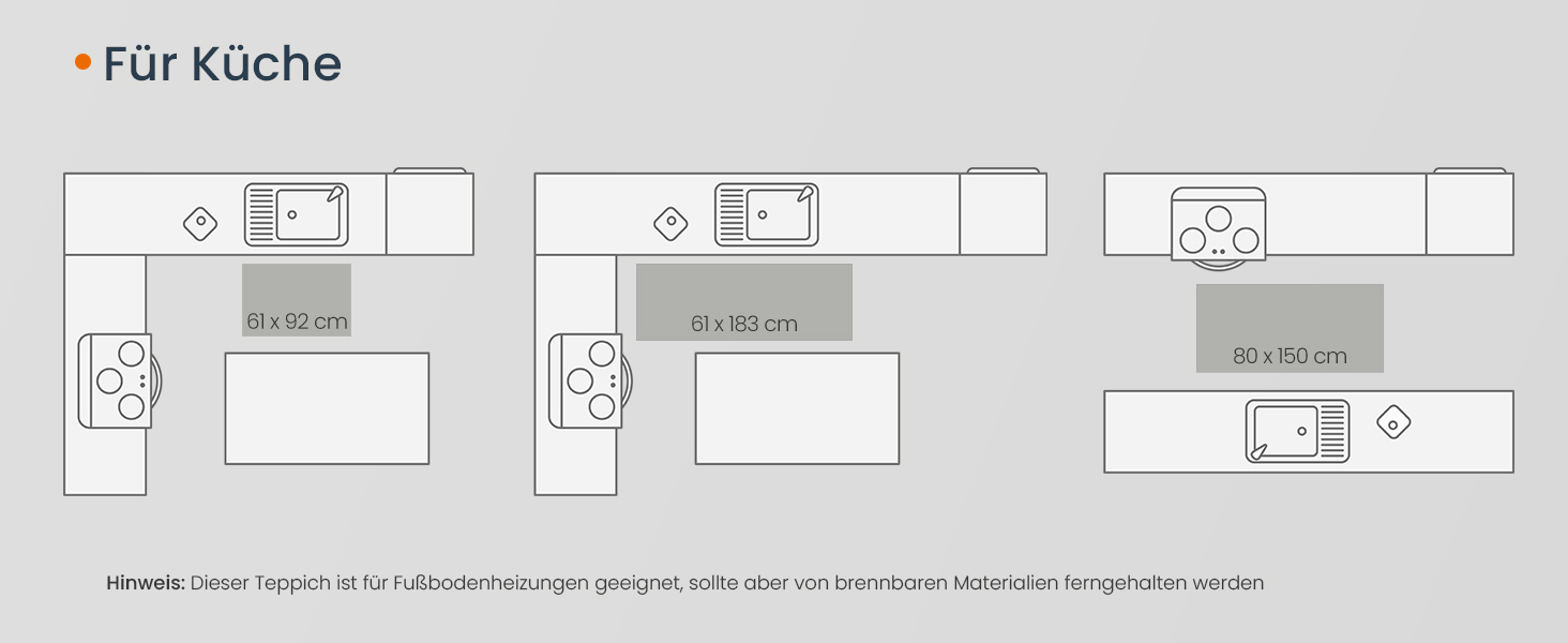 Килим SONGMICS HOME Vintage, 120x170 см, для вітальні, спальні, кухні, коридору, їдальні, сірий (TAR032G01)