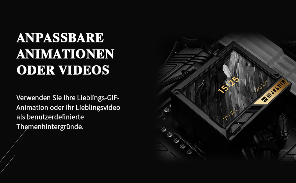 Система рідинного охолодження процесора Thermalright TR Mjolnir Vision 360 UB PRO ARGB Black, LCD-дисплей 3.5