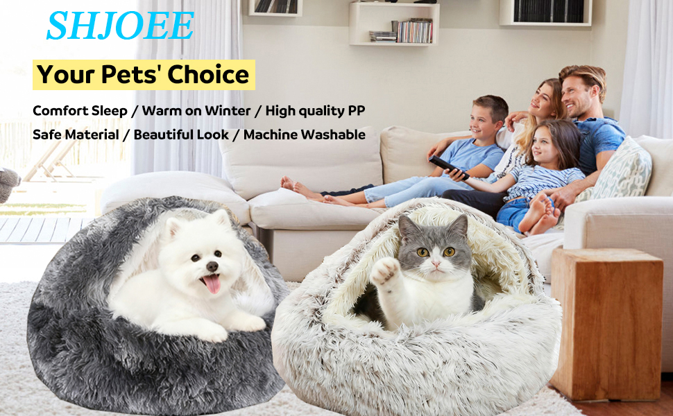 М'яке ліжко для собак та котів у формі мушлі, 50x50 см, тепле, зручне, миється, сірий колір