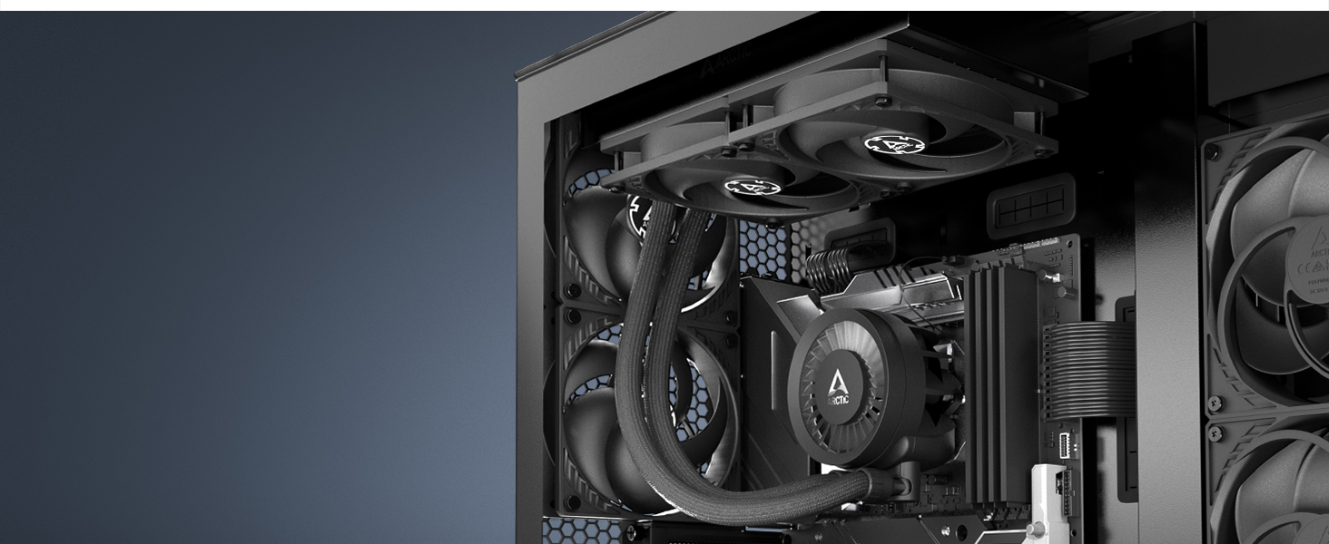 ARCTIC Liquid Freezer III Pro 240 - СВО для ПК, 240 мм, чорний