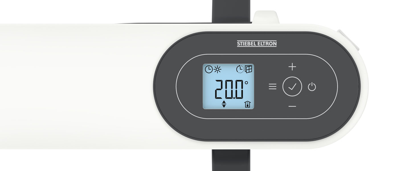 Електричний конвекторний обігрівач Stiebel Eltron 2 kW, для площі 25 м², з регулюванням, на роликах, TÜV-сертифікований, енергозберігаючий, 204450