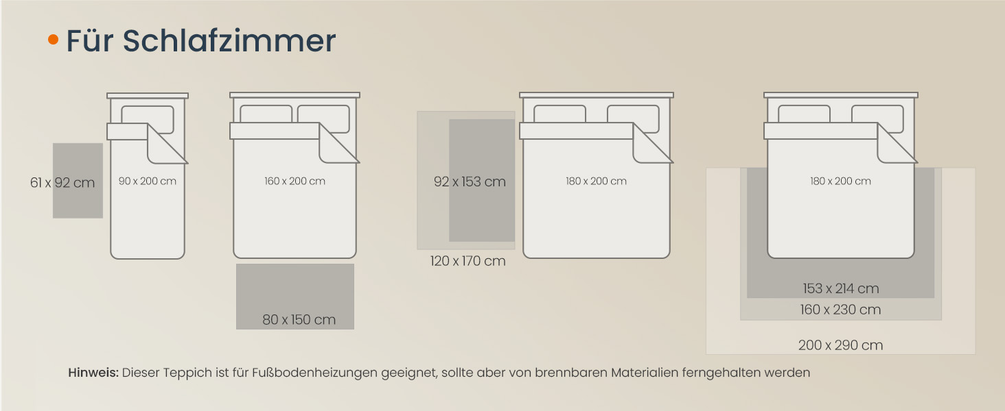 Килимок SONGMICS HOME Vintage, 120x170 см, для вітальні, спальні, кухні, коридору, їдальні, миючий, з антиковзаючим покриттям, TAR032G01 (Cappuccinobeige, 200B x 290L см)