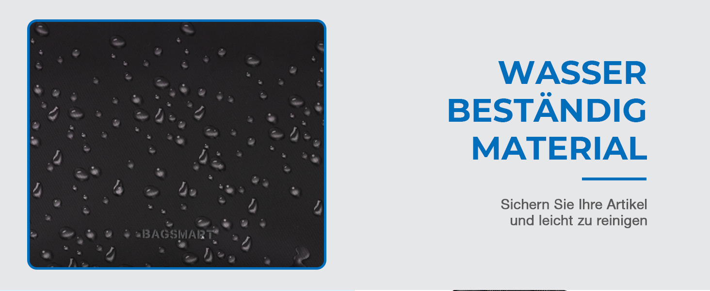 Чоловіча дорожня косметичка BAGSMART з подвійною блискавкою, великий об'єм, 5л, темно-сірий колір