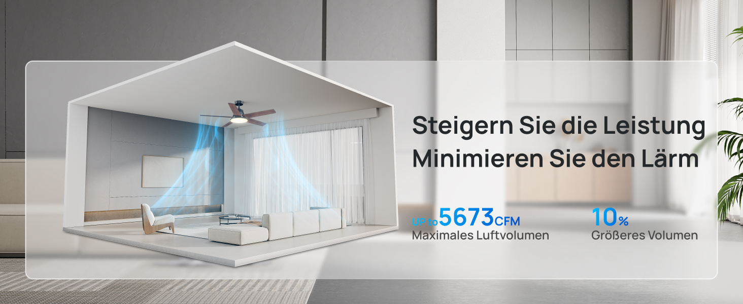 Дрео Смарт стельовий вентилятор з підсвічуванням, 132 см, 12 швидкостей, 3 режими, регульоване LED-підсвічування, тихий DC-двигун, 12H таймер, керування пультом/APP/Alexa, для приміщень (Чорний)