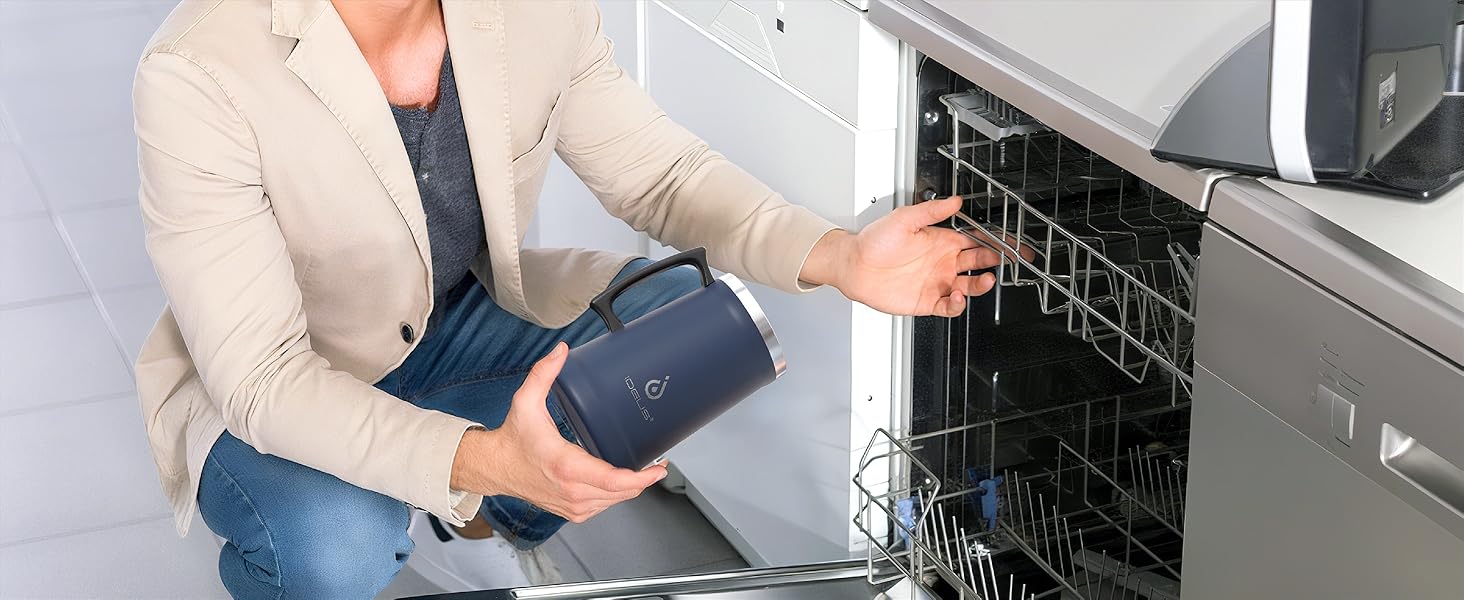 Термокружка для пива Ideus® 710мл з нержавіючої сталі, 24oz, для Октоберфесту (Морська синя)