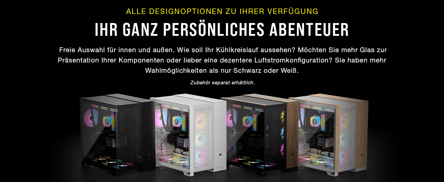 Корпус ПК CORSAIR 6500X RGB Mid-Tower ATX з двокамерним дизайном, великою гнучкістю охолодження та підтримкою материнських плат з перевернутим з'єднанням