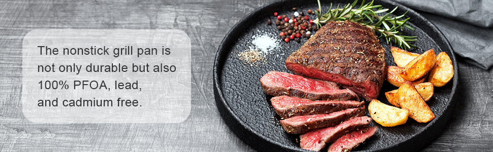 Сковорідка гриль 24x24 см з знімною ручкою, алюмінієва антипригарна сковорода для стейків, підходить для посудомийної машини та духовки (біла) 24 см