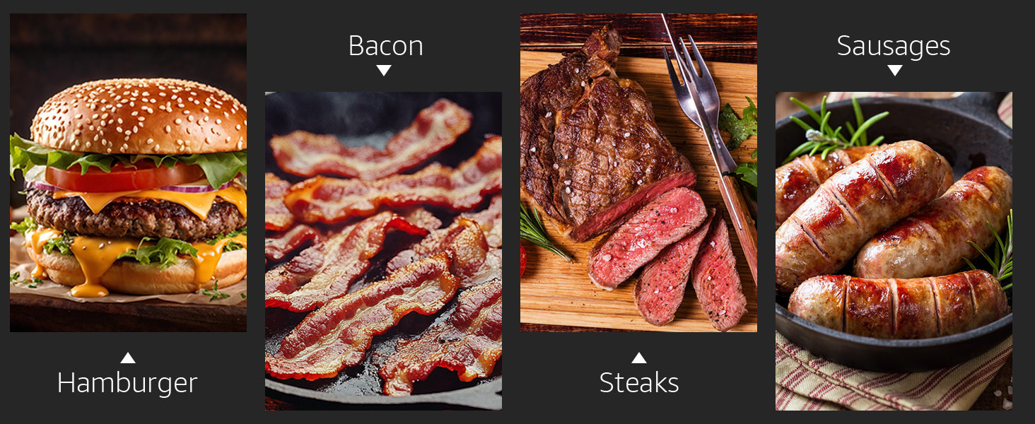 Пресс для бургера з нержавіючої сталі з дерев'яною ручкою, 15.24 см - Burger Smasher для смаження м'яса, стейків, бекону, подарунок