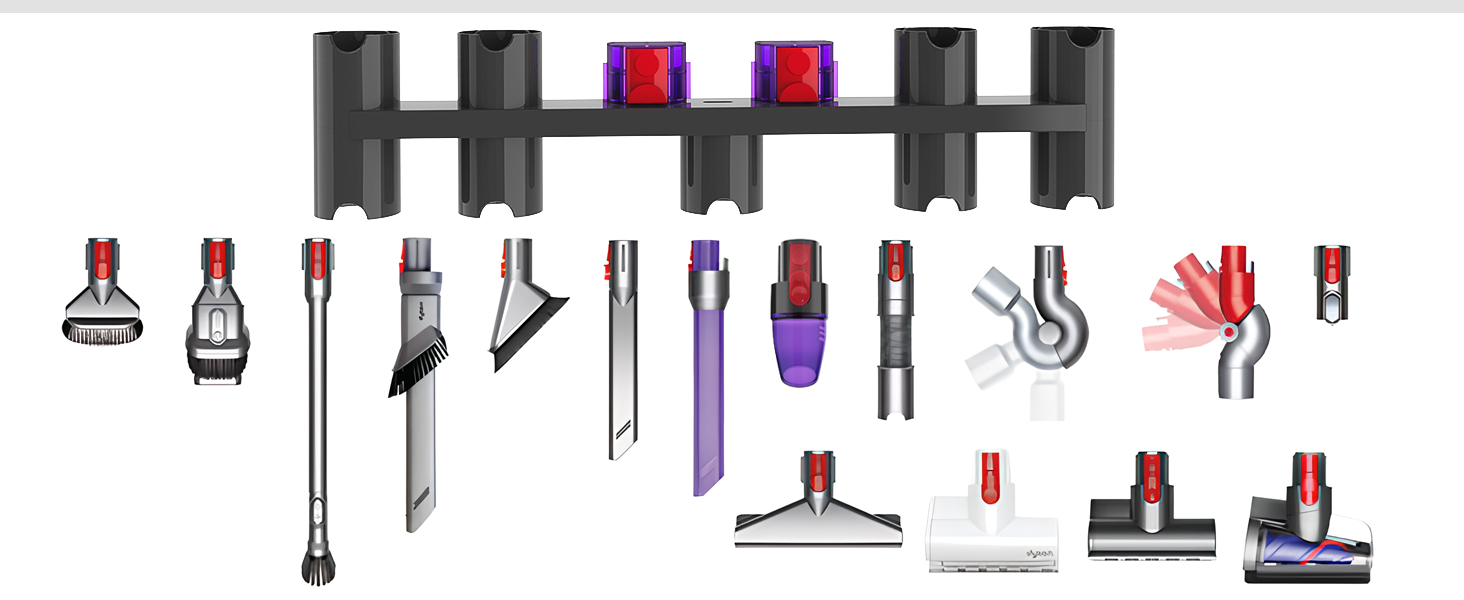Кріплення для пилососа Dyson V7 V8 V10 V11 V12 V15 - настінна підставка, аксесуар