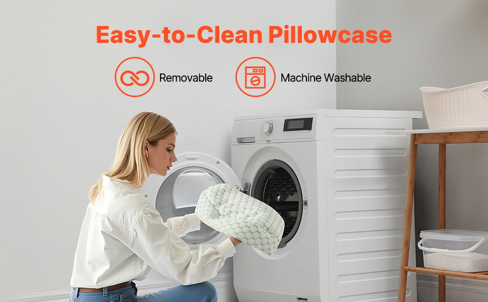 Подушка для вагітних VEVOR C-подібної форми, 133x63x21 см. Підтримка спини, живота, стегон та ніг. Знімний та пральний чохол.