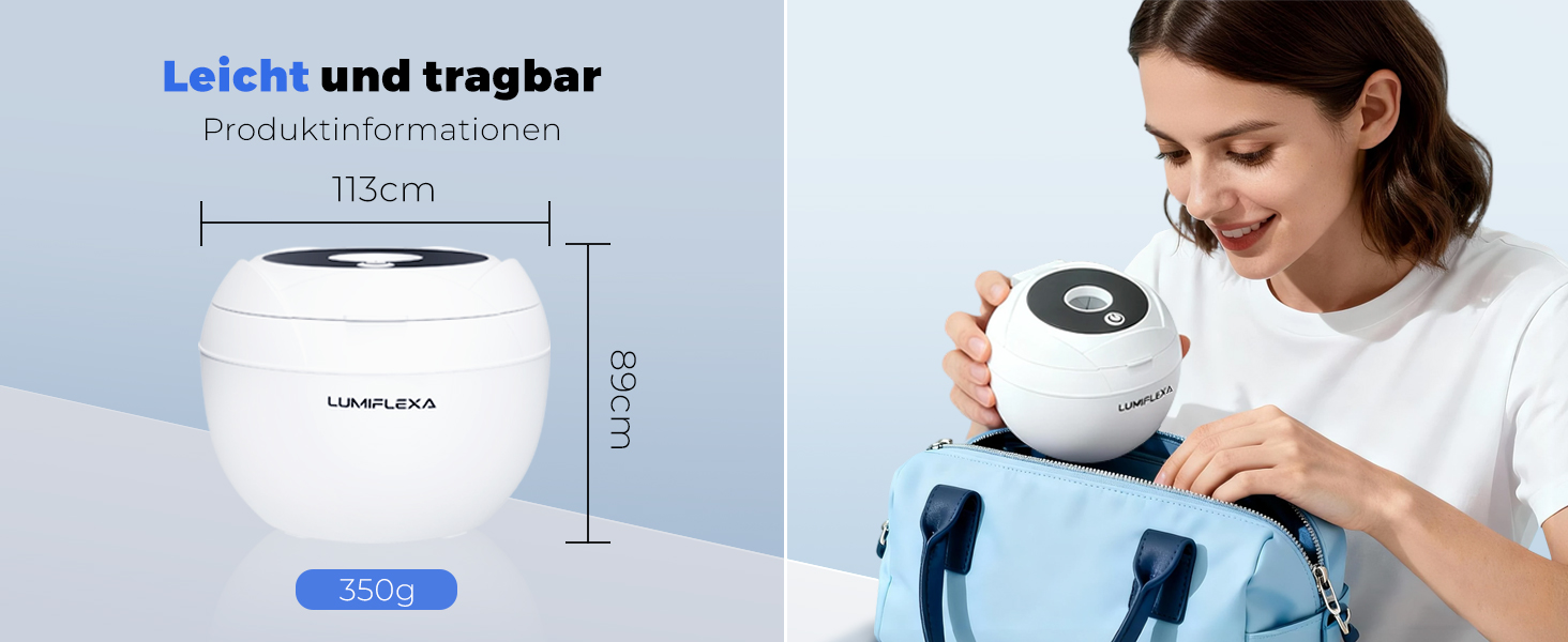 Ультразвукова ванна для чищення 45 кГц з УФ-лампою 200 мл - 4 режими для брекетів, кап, ювелірних виробів (Біла)