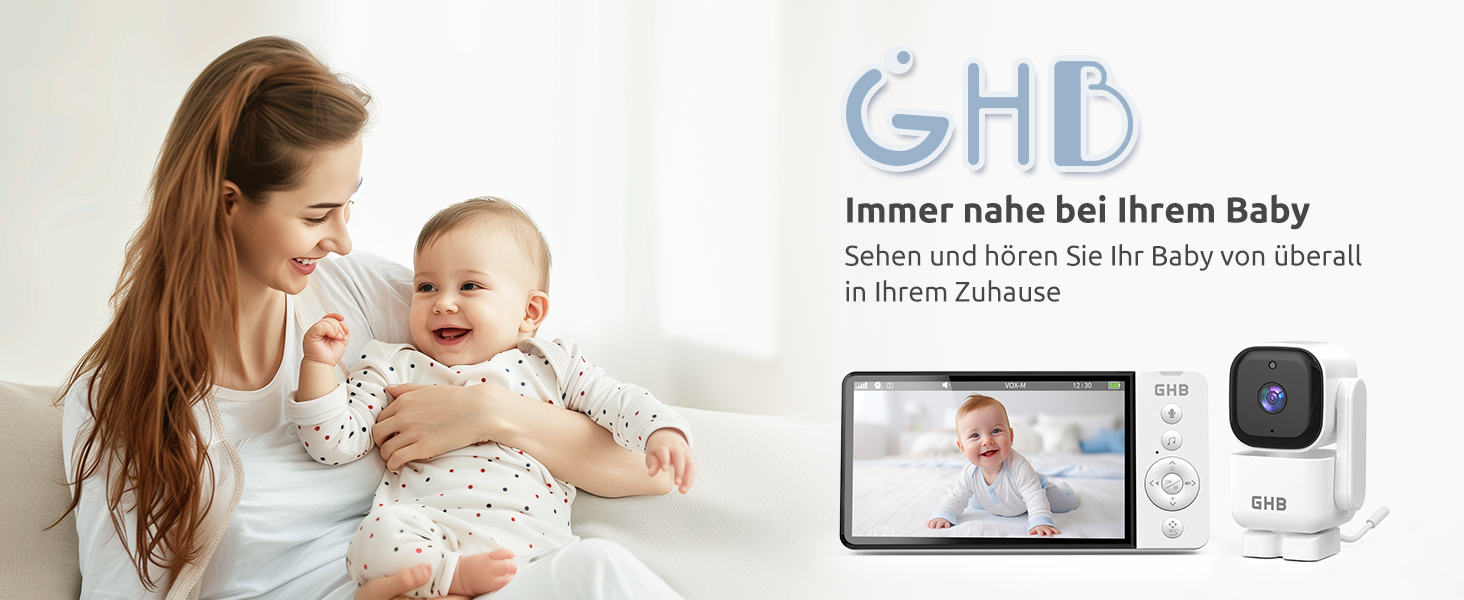 Дитячий відеоняня GHB з камерою, 5