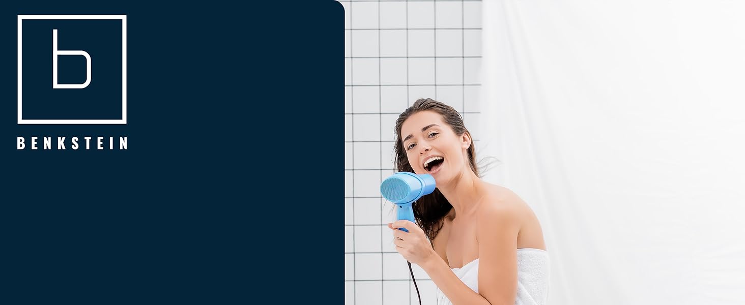 Висувна штанга для душу Benkstein® без свердління, 125-230 см - нержавіюча сталь, 12 кілець, телескопічна, стабільна, без свердління