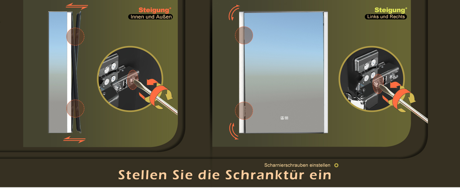 LED дзеркальна шафка для ванної кімнати KWW з підсвічуванням, регульованою температурою світла, протитуманним покриттям та USB роз'ємами (2 дверцята, 80x70 см, ліве кріплення)