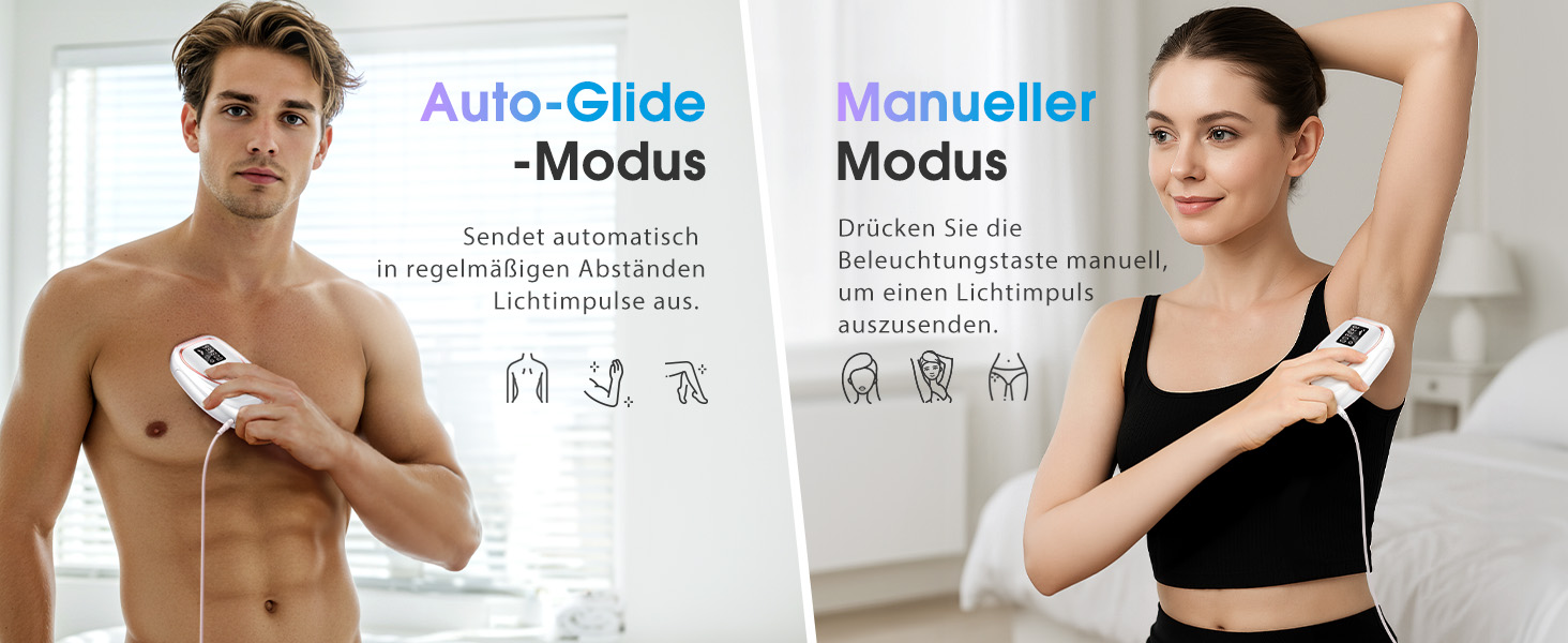 Пристрій для епіляції IPL Haarlosy з охолодженням, 5 рівнів потужності, 999,900 імпульсів світла, для жінок та чоловіків, обличчя, під пахвами, ноги, тіло (білий)